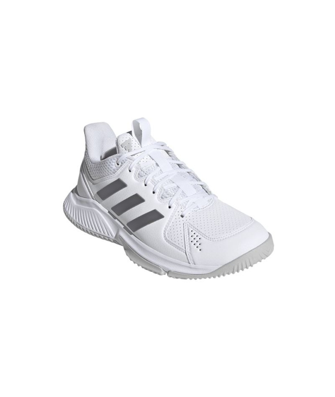 Chaussures de Handball adidas Court Flight Blanc