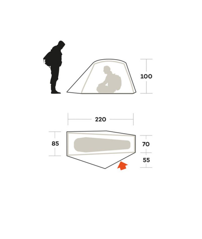 Tienda de Campaña Ferrino Tent Hekla 1 Fr