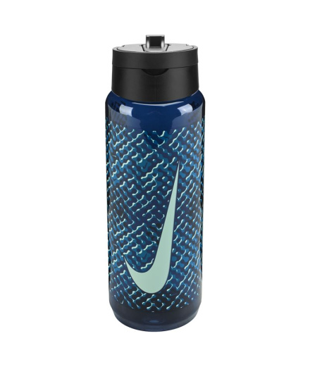 Botella Nike Tr Renew Recharge Straw 24 Oz Graphic Azul