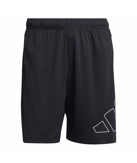 Pantalons de Fitness adidas We Base Big Logo Sho Homme Noir