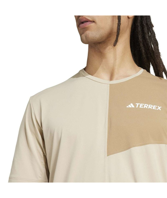 Camiseta de Montanha adidas Mt Homem Marrom