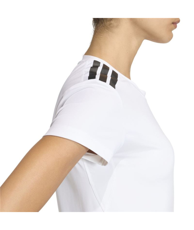 Camiseta de Fitness adidas Hyg Mulher Branco