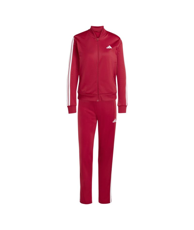 Chandal adidas Ess 3 Bandas Ts Mulher Vermelho