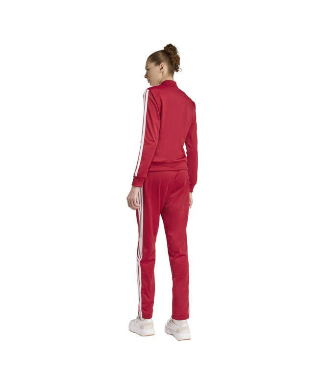 Chandal adidas Ess 3 Bandas Ts Mulher Vermelho