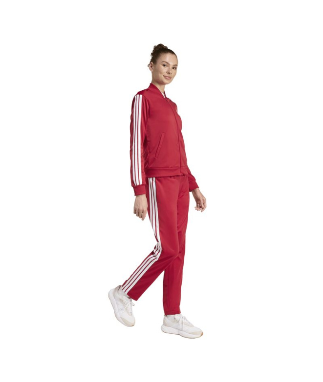 Chandal adidas Ess 3 Bandas Ts Mulher Vermelho