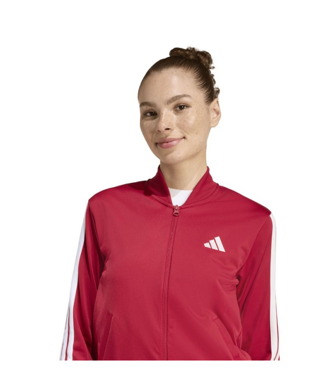 Chandal adidas Ess 3 Bandas Ts Mulher Vermelho