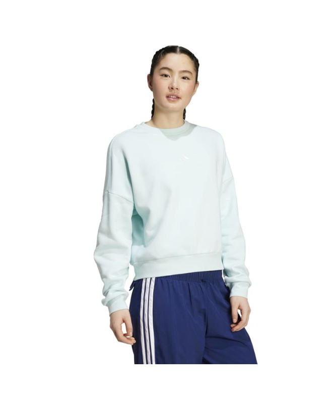 Moletom adidas Sl Fc Swt Mulher Menhal / Branco