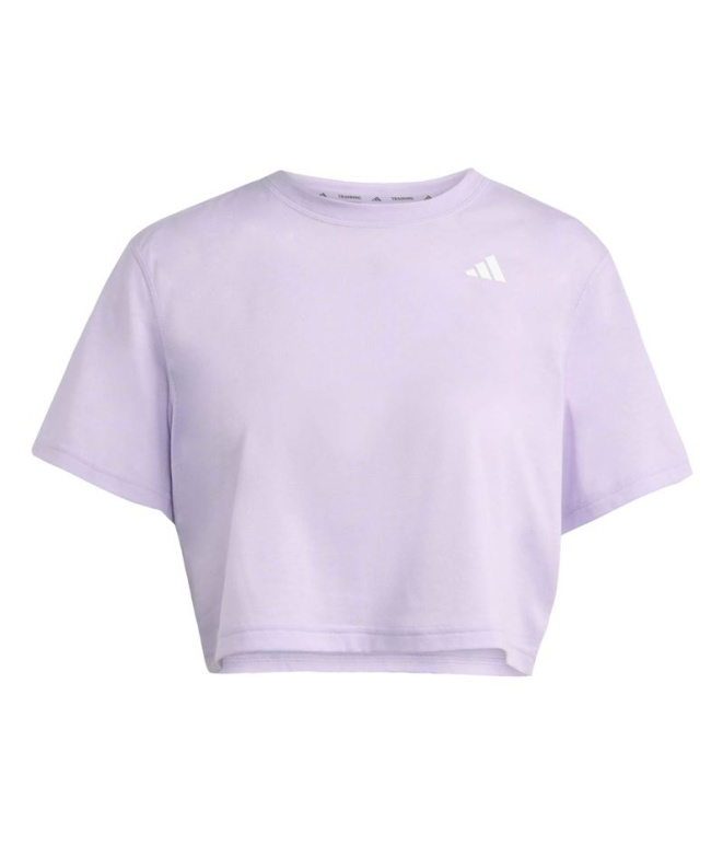 Camiseta de Fitness adidas We Min Mulher Ciruela