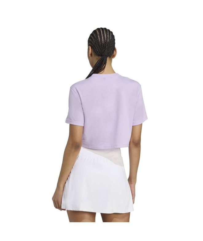 Camiseta de Fitness adidas We Min Mulher Ciruela