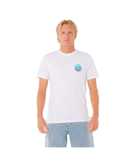 Camiseta Rip Curl Passage Tee Hombre Optical Blanco