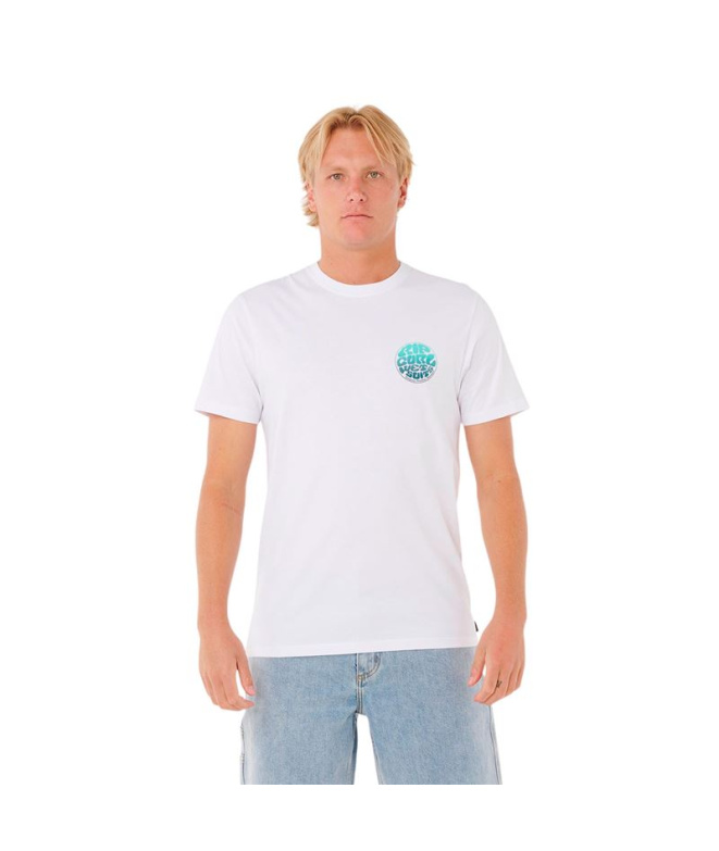 Camiseta Rip Curl Passage Tee Homem Óptico Branco