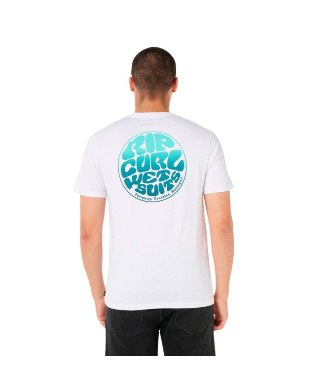 T-shirt Rip Curl Passage Tee Homme Optical Blanc