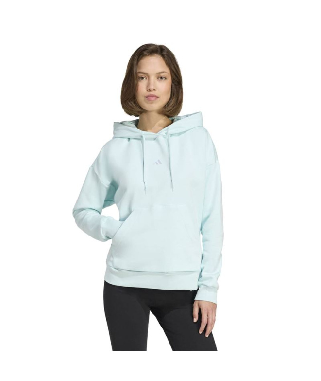 Sudadera adidas Sl Fc Hd Mujer Menhal / Blanco