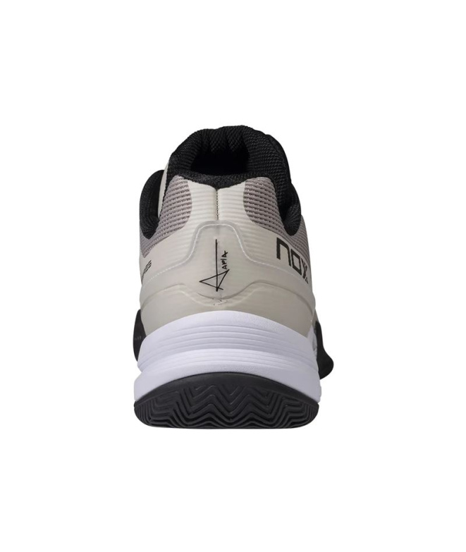 Chaussures de Pádel Nox AT10 Pro Silver Birch/Noir