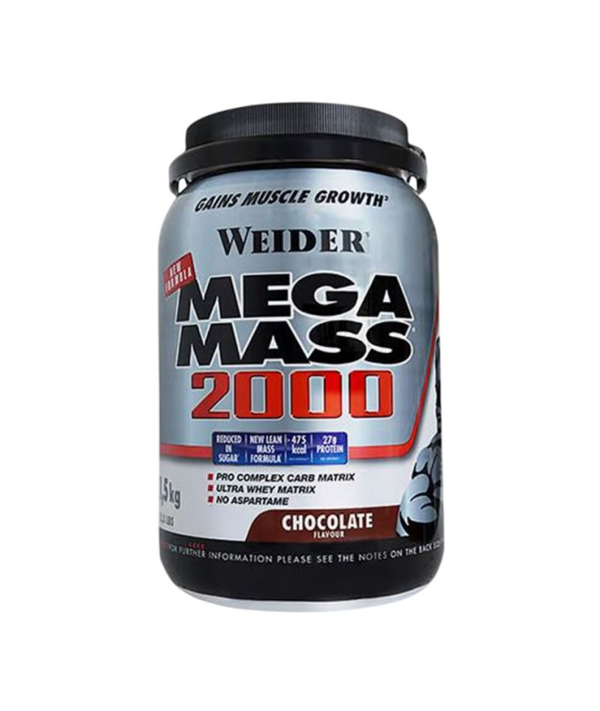 Mega Mass Weider 2000 Chocolat 1,5 Kg
