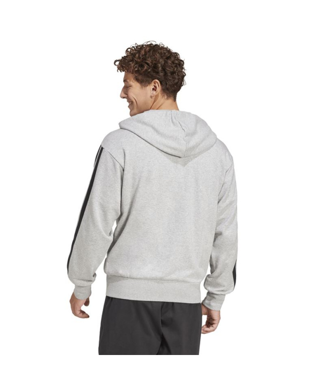 Chaqueta adidas 3 Bandas Ft Fz Hd Hombre Gris