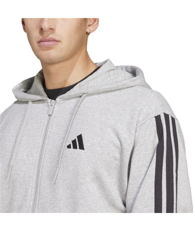 Chaqueta adidas 3 Bandas Ft Fz Hd Hombre Gris