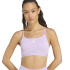 Sutiã esportivo de Fitness adidas Aerct Ls Bra Mulher Roxo