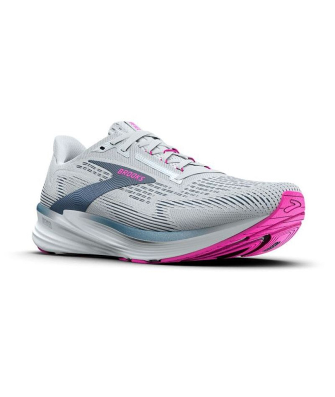 Chaussures de Running Brooks Revel 8 Femme Gris