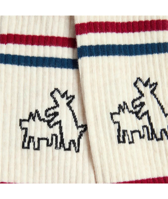 Calcetines Jimmy Lion Athletic Keith Haring Two...