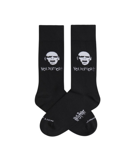 Chaussettes Jimmy Lion Harry Potter Voldemort Noir