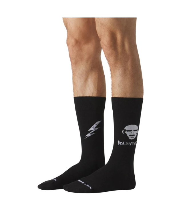 Chaussettes Jimmy Lion Harry Potter Voldemort Noir