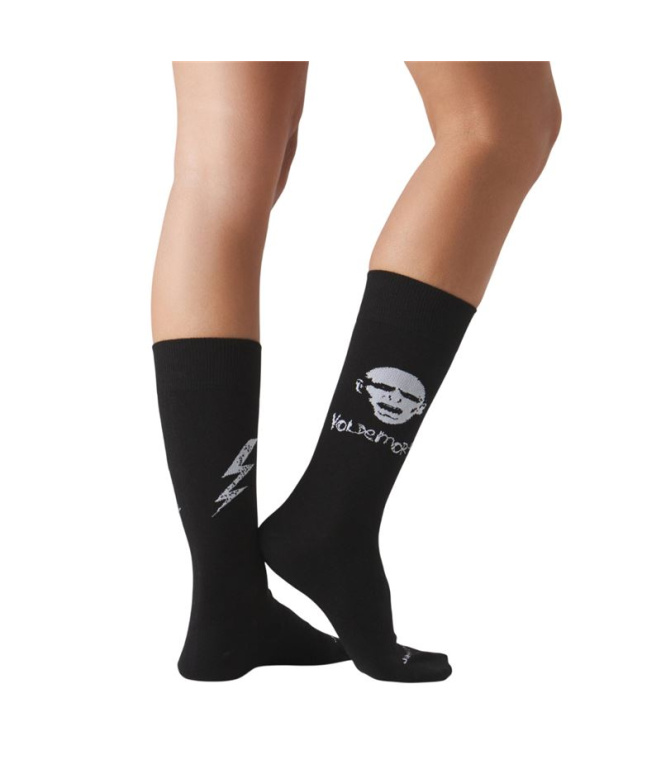 Chaussettes Jimmy Lion Harry Potter Voldemort Noir