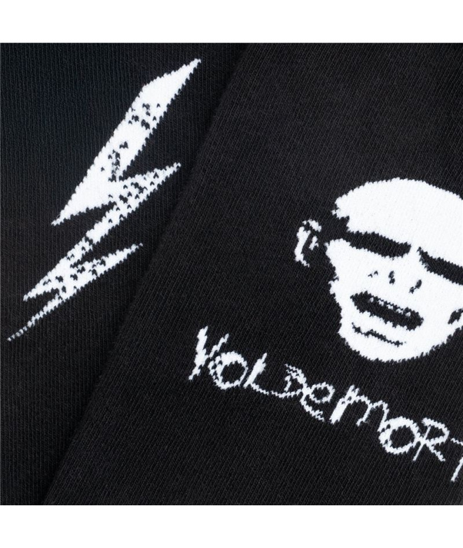 Meias Jimmy Lion Harry Potter Voldemort Preto