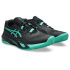 Chaussures de Tennis ASICS Gel-Resolution X Clay Homme Noir/Vert