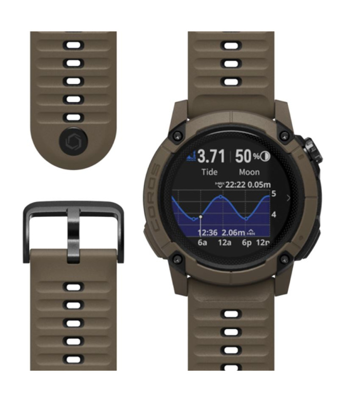 Montre Coros GPS Nomade Marron
