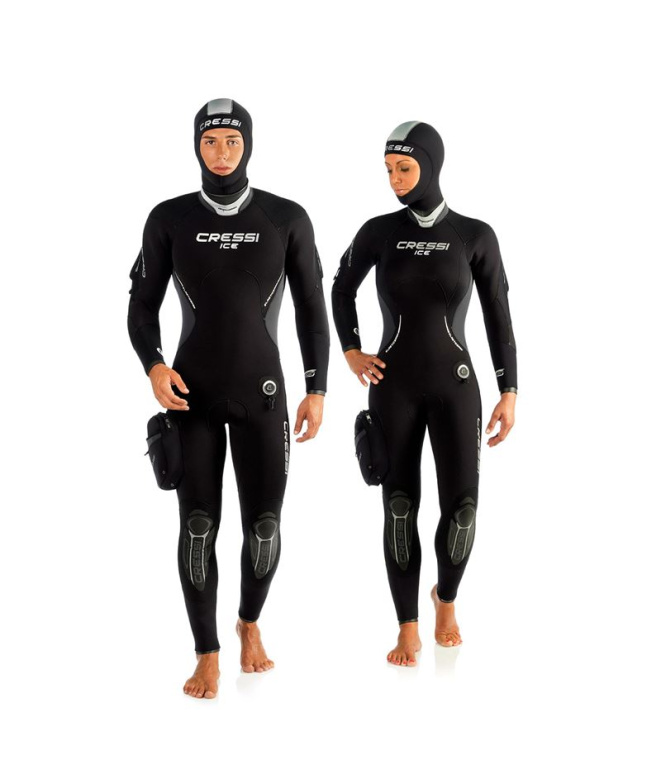 Neoprene Cressi Ice 2024 7MM Preto