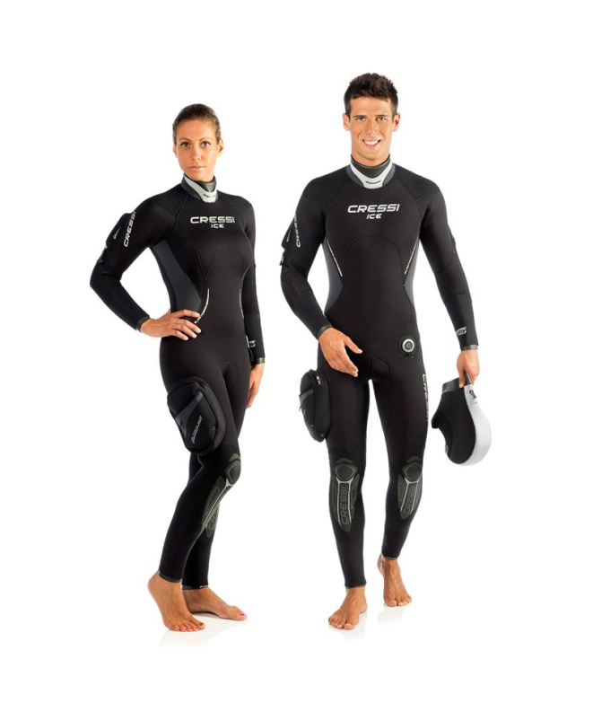 Neoprene Cressi Ice 2024 7MM Preto