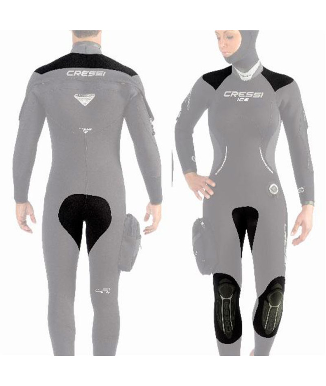 Neoprene Cressi Ice 2024 7MM Preto