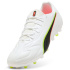Bottes de football Puma King 20 Match Mg Homme Blanc