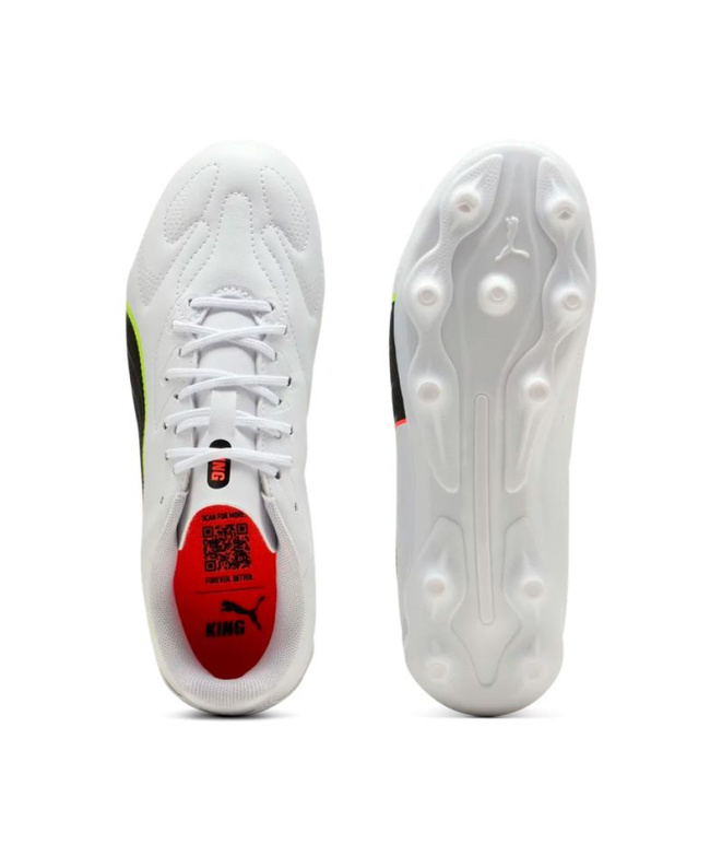 Botas de futebol Puma King 20 Play Fg/Ag Branco...