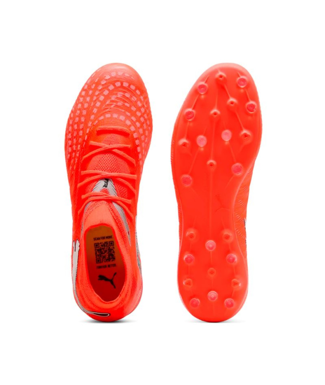 Botas de fútbol Puma Future 9 Match Mg, Rojo...