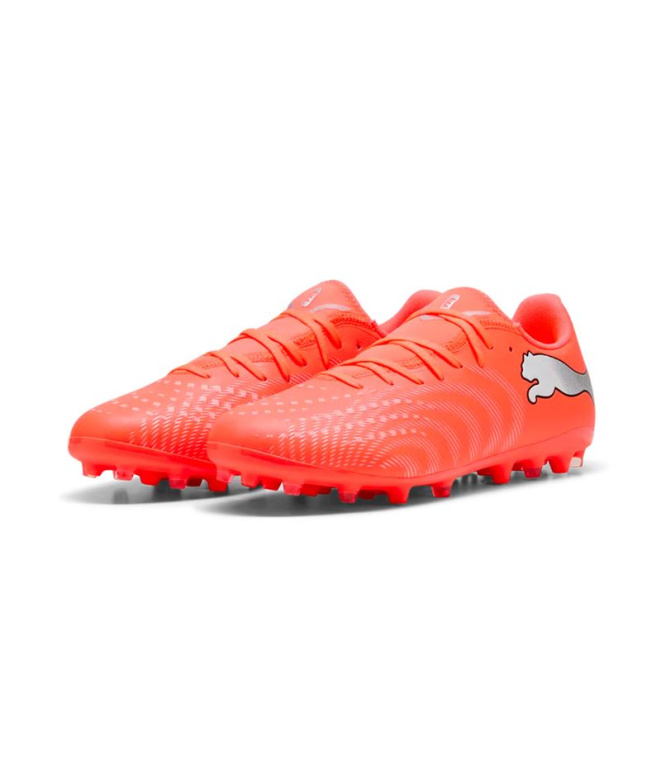 Botas de futebol Puma Future 9 Play Mg Vermelho...