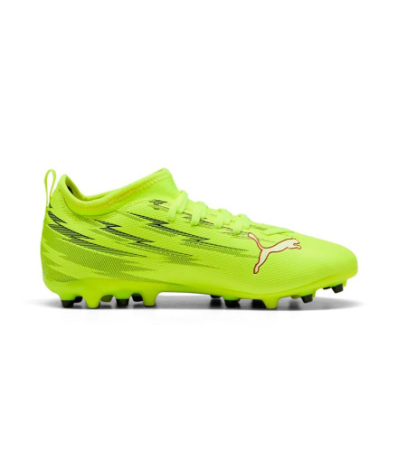 Botas de fútbol Puma Ultra 6 Match Mg Jr,Amarillo Niño