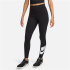 Mallas Nike Sportswear Classics High-Waisted Graphic Mujer Negro