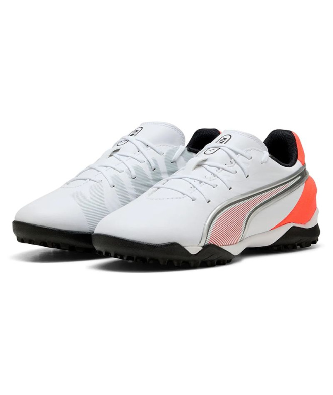 Zapatillas Puma King Match Tt+Mid Blanco Glow...