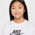 Camiseta Nike Sportswear T-Shirt Infantil Blanco