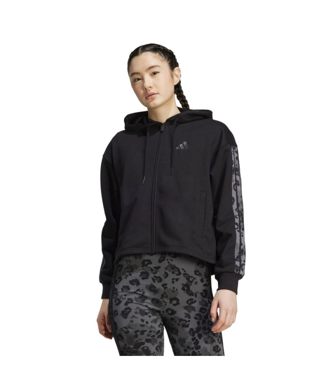 Malhas adidas Aop Leg Mulher Cinza/Preto