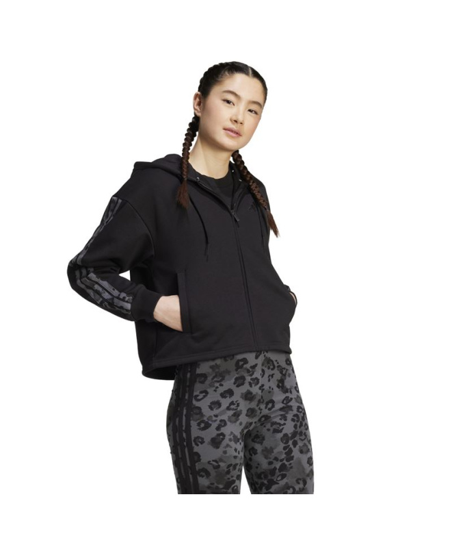 Malhas adidas Aop Leg Mulher Cinza/Preto