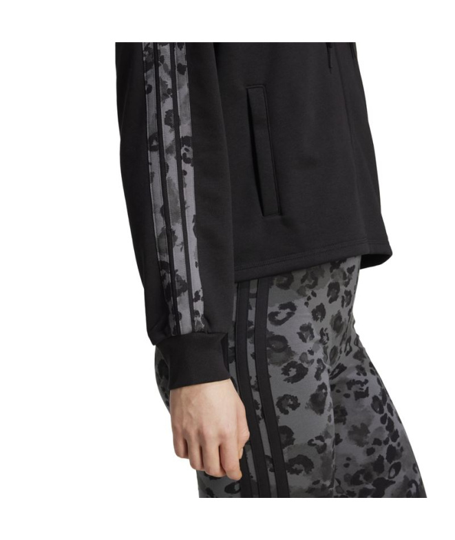 Malhas adidas Aop Leg Mulher Cinza/Preto