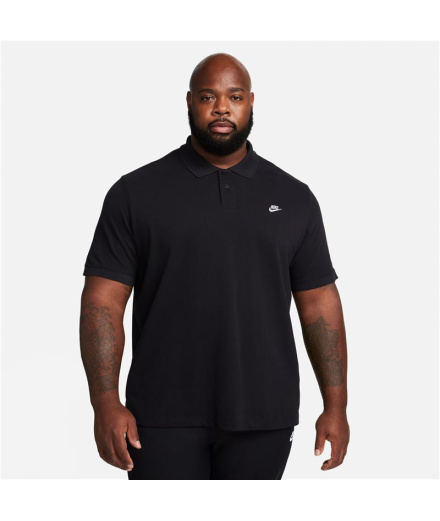 Polo Nike Club Short-Sleeve Hombre Negro/Gris