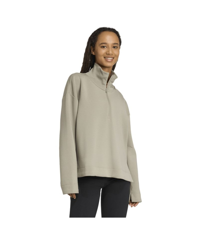 Moletom adidas All Szn SL Qz Mulher Marrón