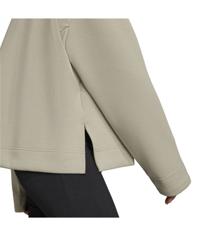 Sweat adidas All Szn SL Qz Femme Marron