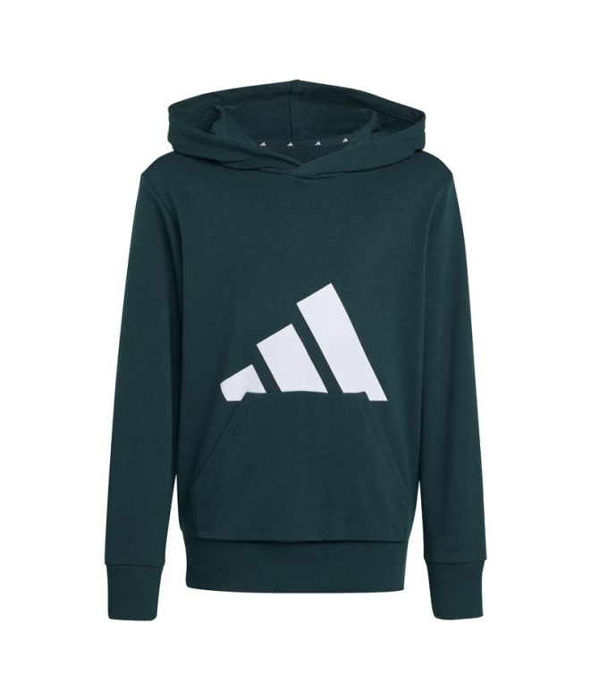 Sweat adidas Grand Logo Ft Hd Enfant Bleu/ Blanc