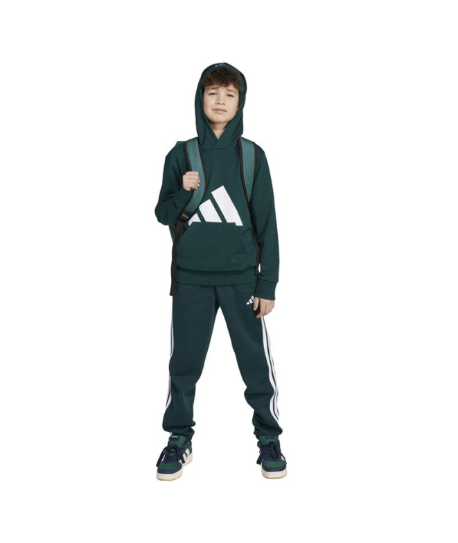 Moletom adidas Big Logo Ft Hd Infantil Azul/...