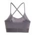 Sutiã esportivo de Fitness adidas Hyg Shn Bralett Mulher Cinza